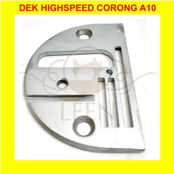 Dek Corong A10 Plat Needle Plate Folder Piringan Mesin Jahit LEEN