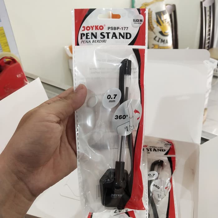 

Pulpen Meja / Pen Stand Spiral Hitam PSBP-177 Joyko