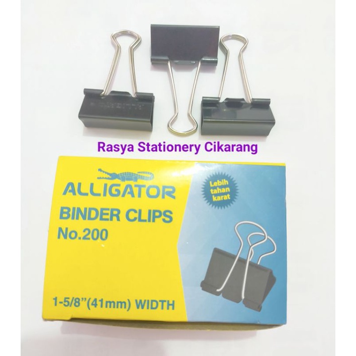 

Alligator Binder Clips no. 200