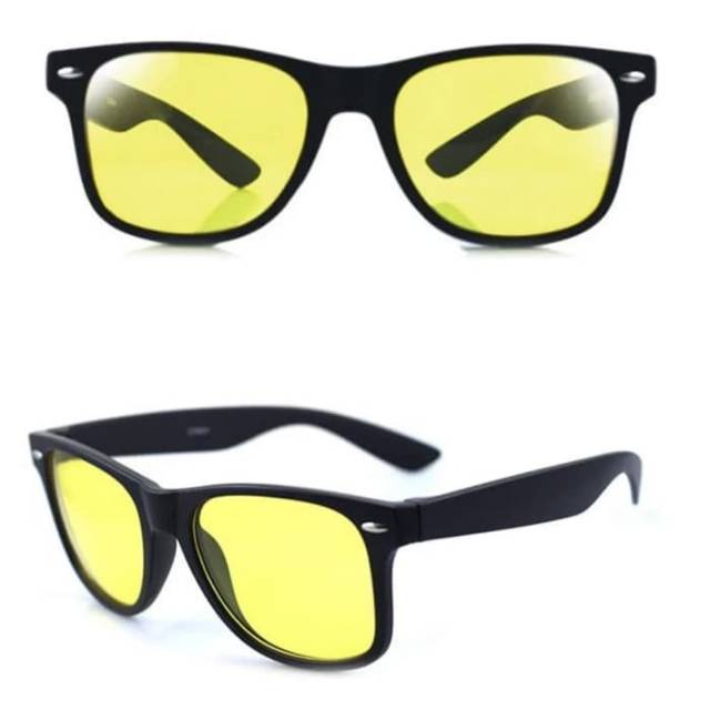 Kacamata Malam Anti Silau Motor Pria Wanita- Night Vision Sunglasses