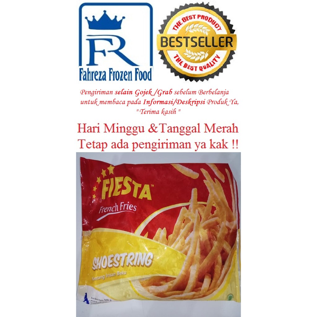 

Fiesta Shoestring 500 Gram Harga Promo