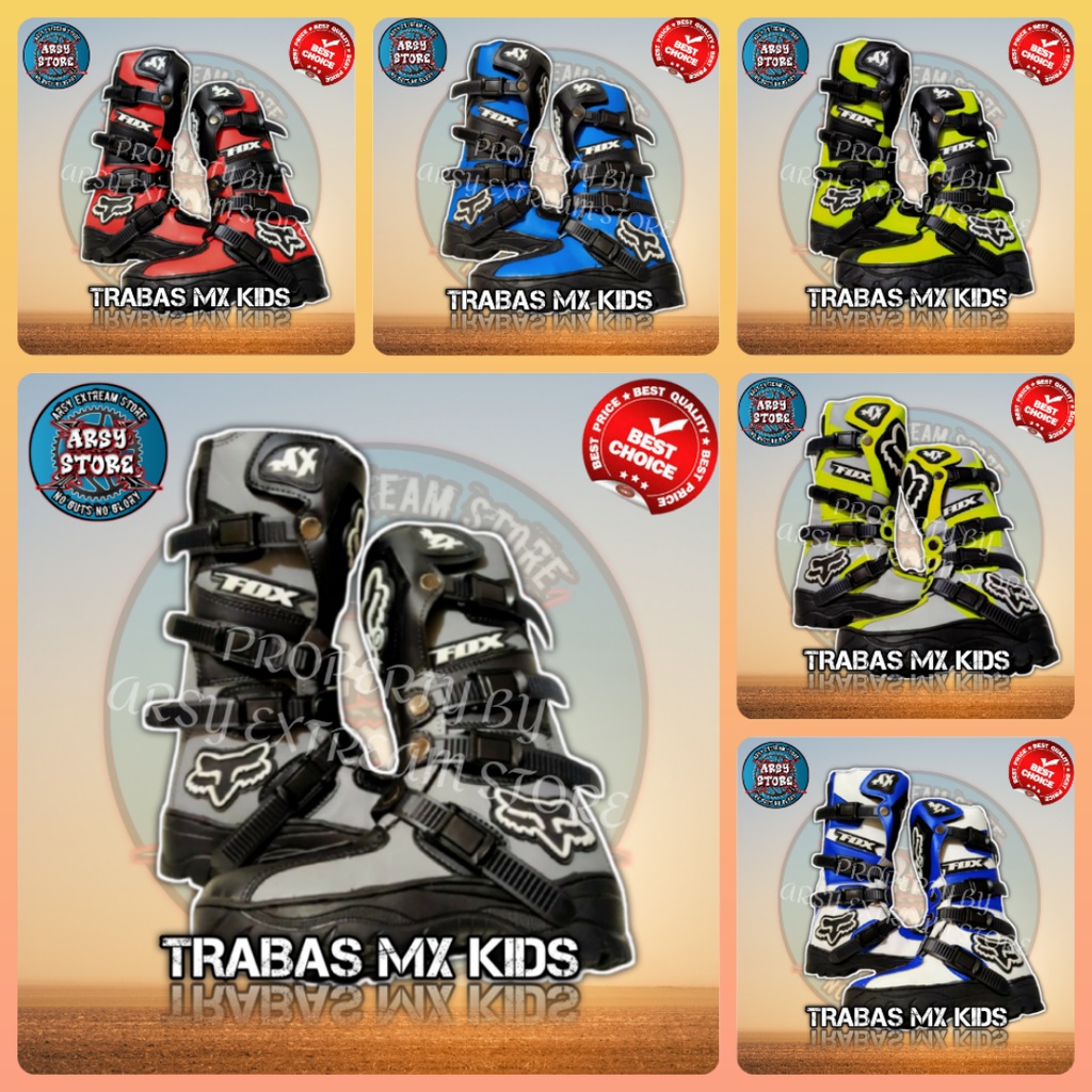 Sepatu moto Cross | trail anak sepatu cross anak Sepatu trail cross anak / anak kids trabas adventur
