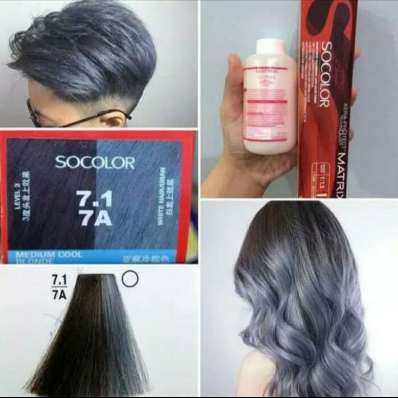 MATRIX SOCOLOR 7.1 PAKET OKSIDAN MINI 135 ML / CAT MATRIX / CAT SOCOLOR / MATRIX/ BONUS SISIR SEMIR 