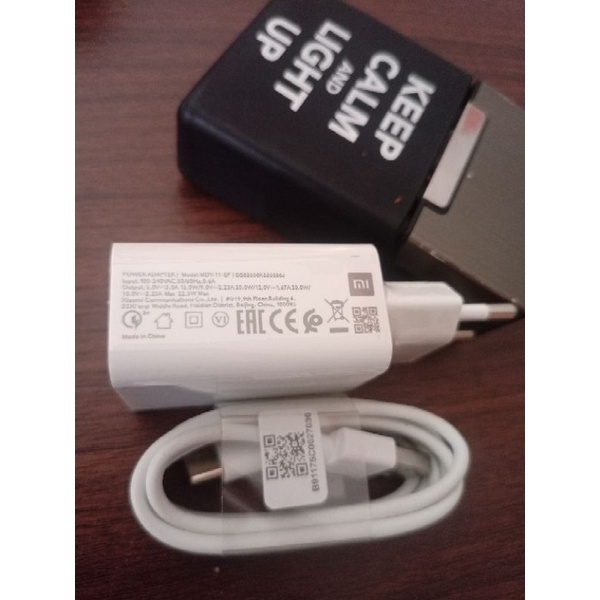 charger Xiaomi Redmi note 9 22.5 watt fast charging
