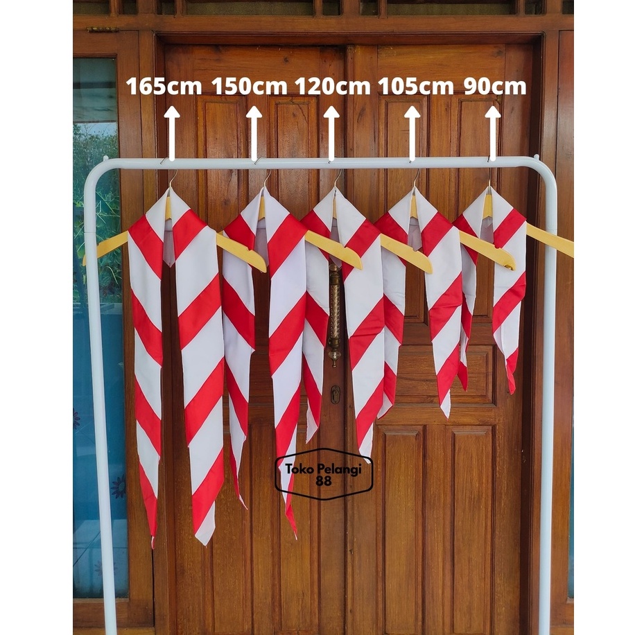 Kacu Hasduk Pramuka Merah putih Murah SD SMP SMA Siaga/Penggalang/Penegak/Pembina Panjang 90/105/120