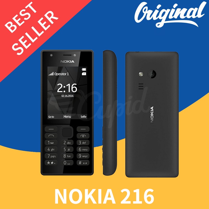 CUPID Nokia 216 Mobile Phone dual SIM HP murah jadul Garansi Toko