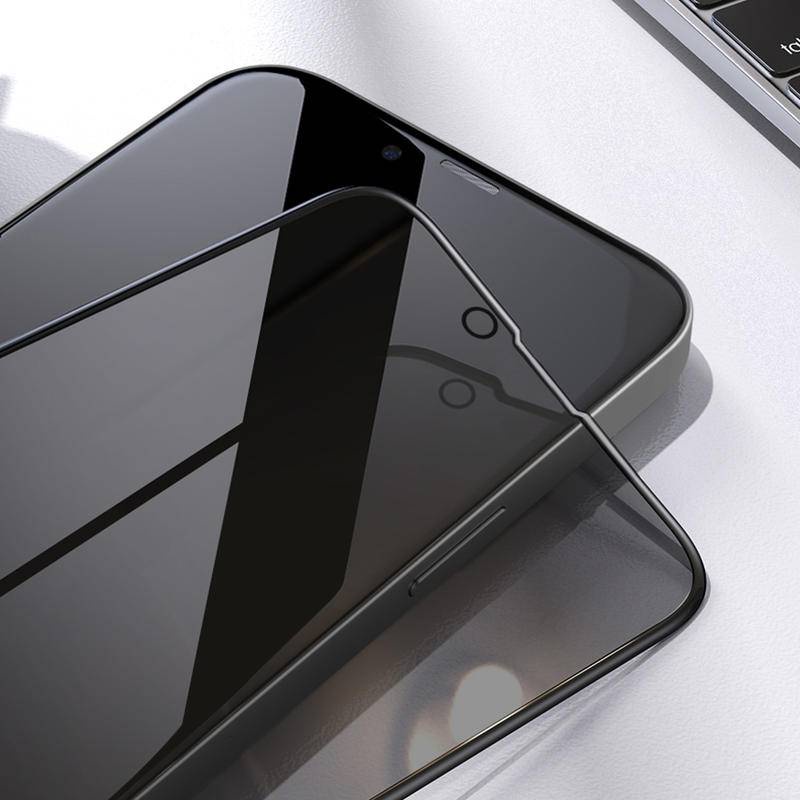 Pelindung Layar Tempered Glass Anti Spy Untuk Iphone 13 Pro Max Mini 12 Pro Max