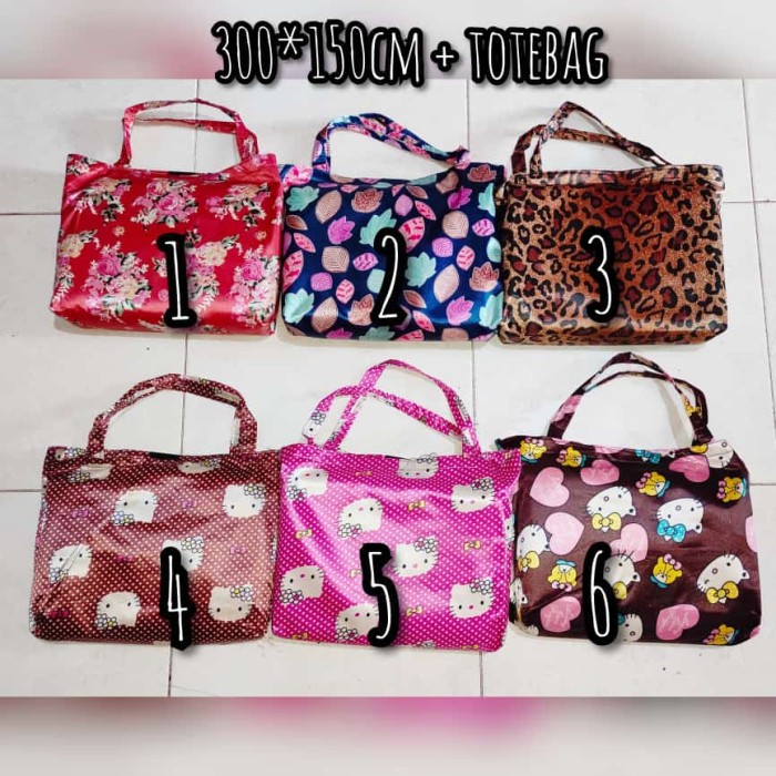 TIKAR LIPAT TIKAR PIKNIK EXCLUSIVE SUPER JUMBO 3 METER TAS JINJING