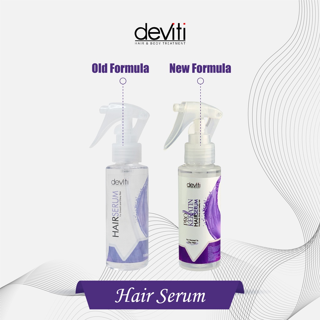 Deviti Hair Serum Perawatan Rambut Normal to Dry Hair 100Ml