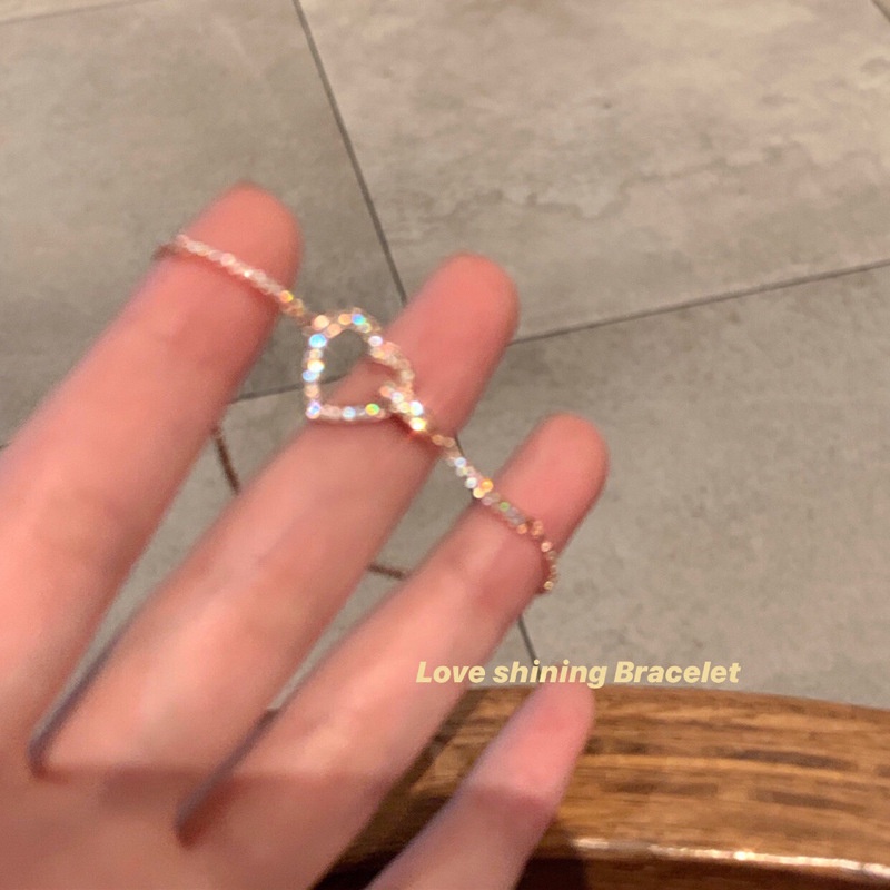 Love Bracelet Female Ins Design Sense Student Forest Jewelry Gift for Women Ladies Gift Sweet Heart Jewelry