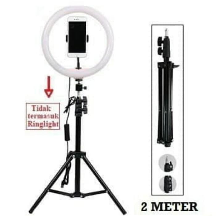 Tripod | Tripod Stand Tripod 2 Meter Tripod Ring Light Tripod Handphone Vlogger
