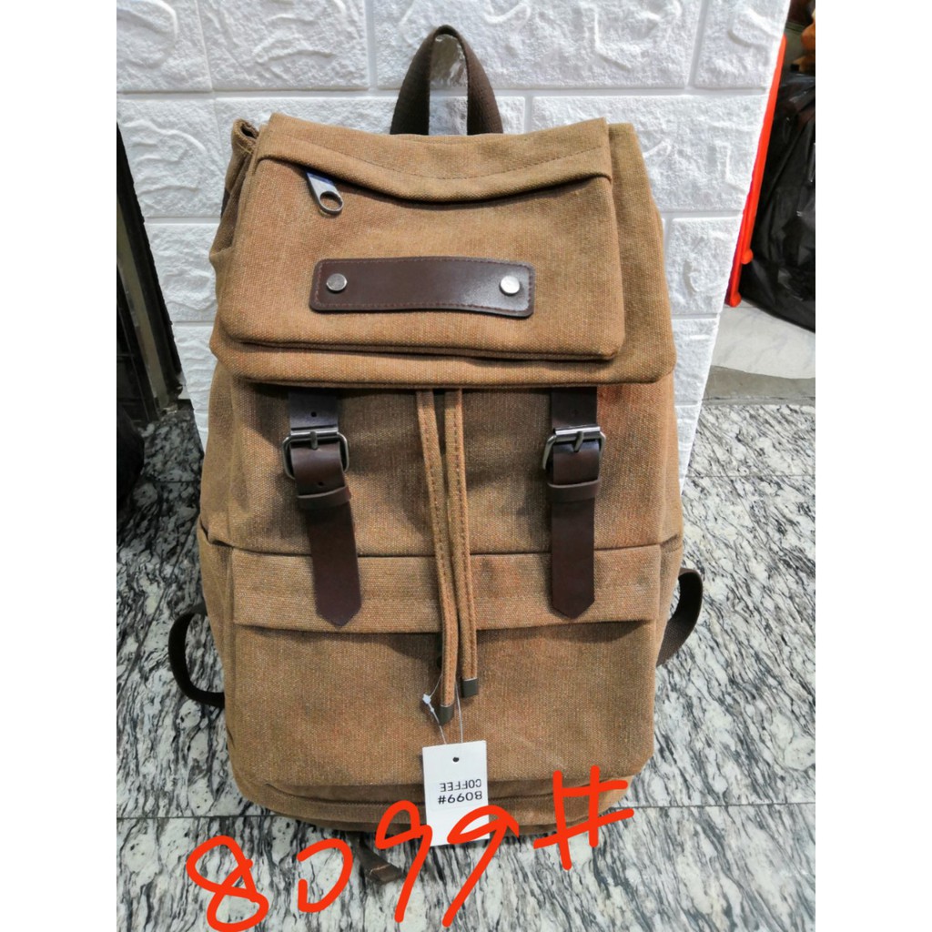 BACKPACK BAG UNISEX TAS PUNGGUNG 8099 SHOULDER BAG TAS PUNGGUNG TAS DADA KEREN TAS SEKOLAH