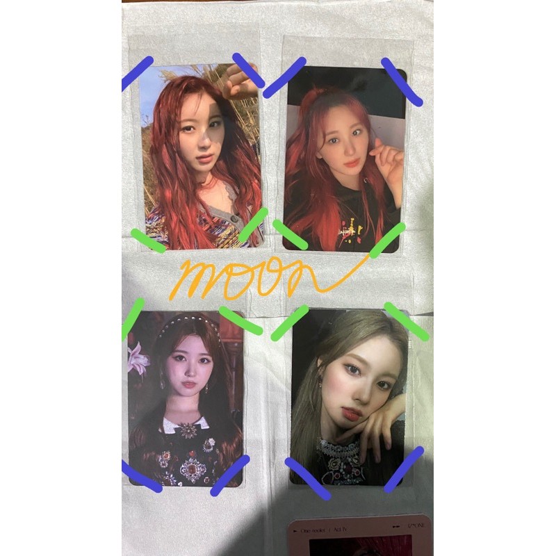 IZ*ONE One Reeler Photocard Nako Chaeyeon Hyewon Scene 1 Scene 2 Scene 3