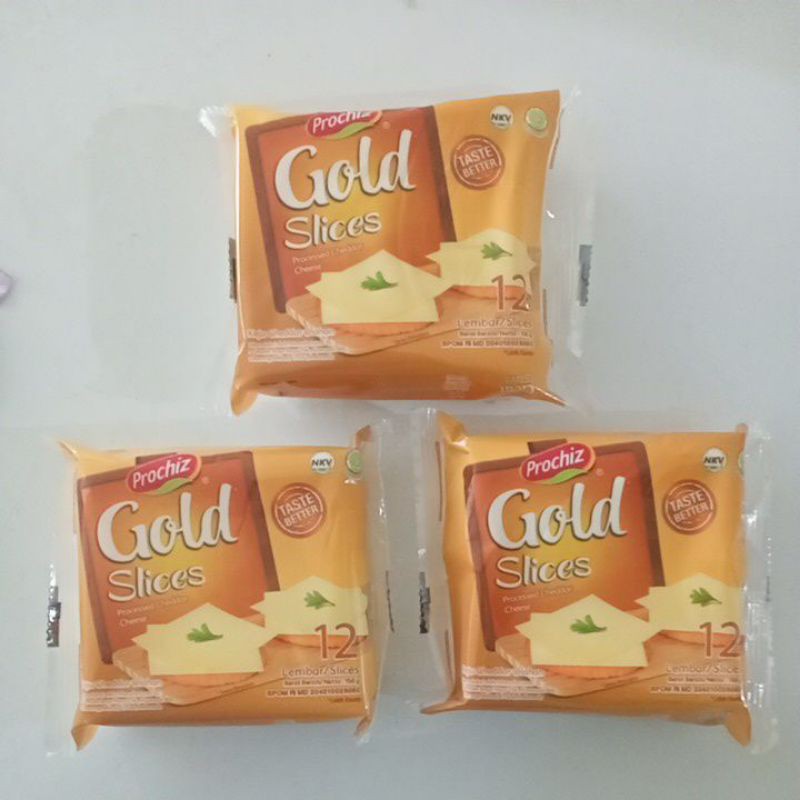 

Prochiz Gold Slices Keju isi 12 Lembar