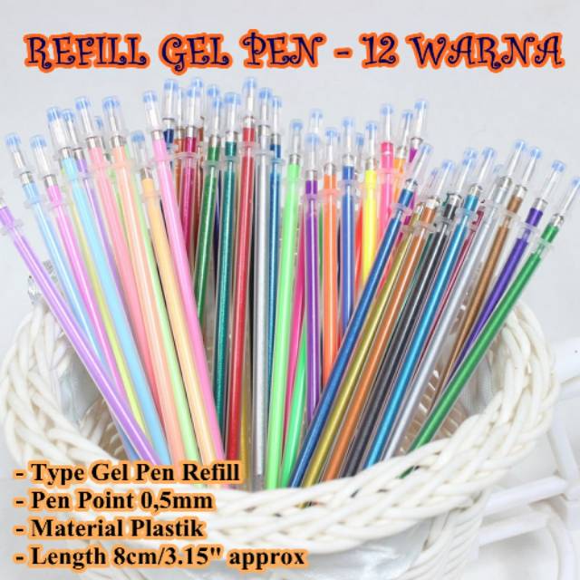 

Refill Gel Pen-12Warna