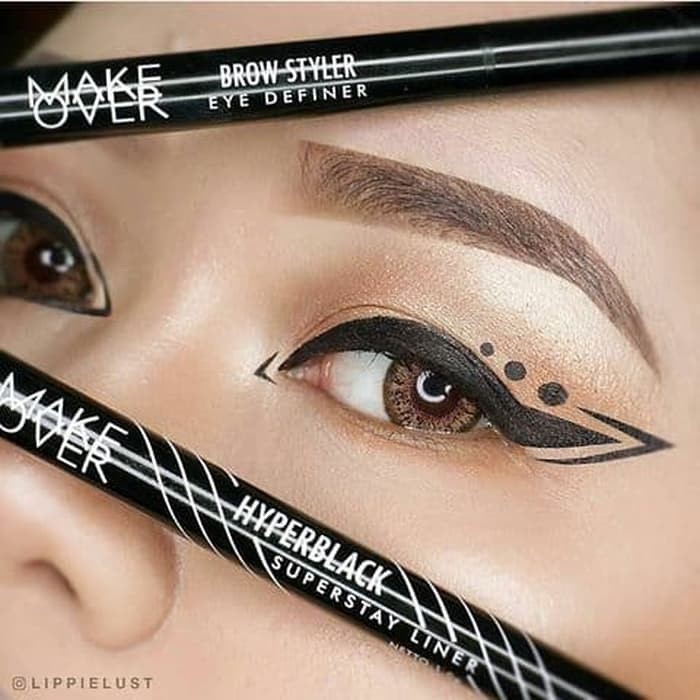 ★ BB ★ MAKE OVER Hyper Black Superstay Liner | Makeover Super Stay Eye Liner - HYPER BLACK