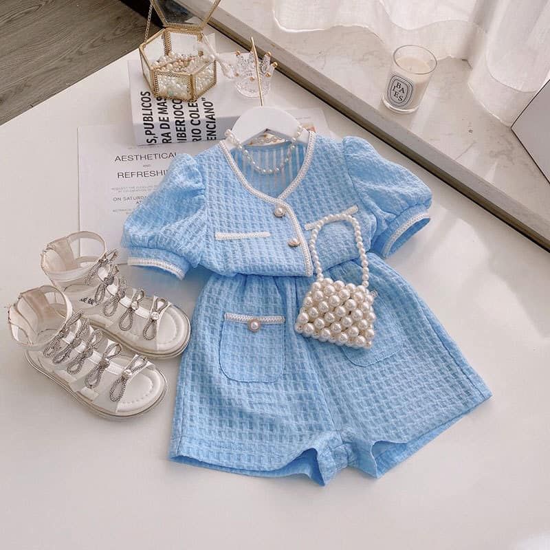 Setelan Celana Blouse Anak / Set Blazer Anak Perempuan Import