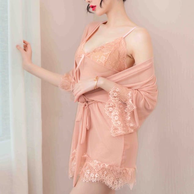 BAAJU.ID - SET LINGERIE KIMONO - LINGERIE SEXY - LINGERIE PREMIUM - NIGHT DRESS - GAUN MALAM