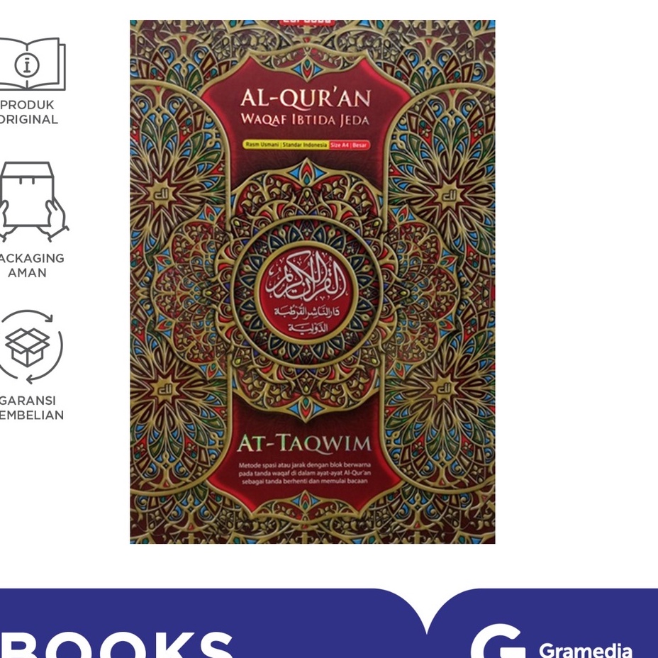 Download Al-Quran Cordoba At-Taqwim Waqof Ibtida Jeda A4 - Download Buku