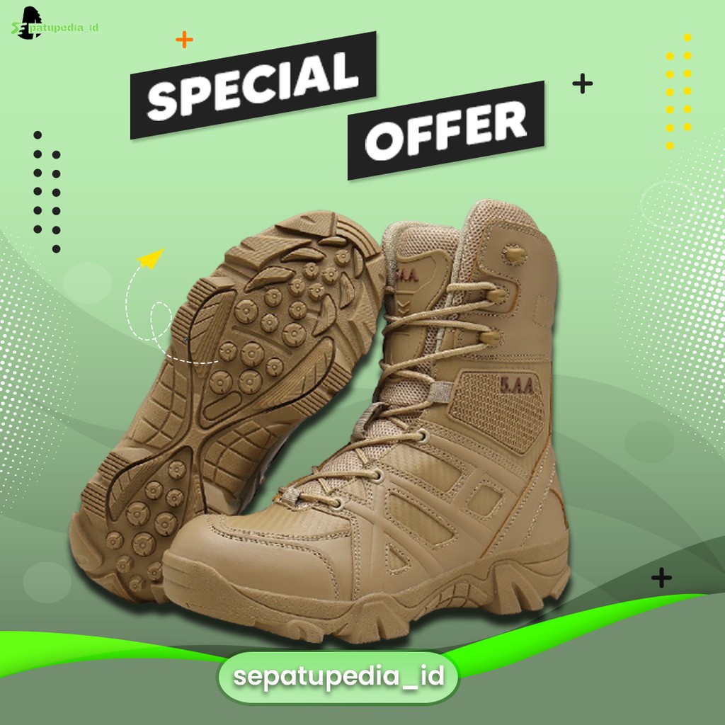 SEPATU 5AA TACTICAL BOOTS MILITERY