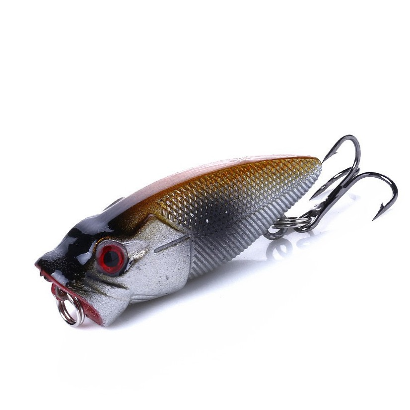 HENGJIA 6pcs Mini 3.5cm/3.g Popper Umpan Pancing Minnow Memancing Peralatan Swimbait Fishing Lure