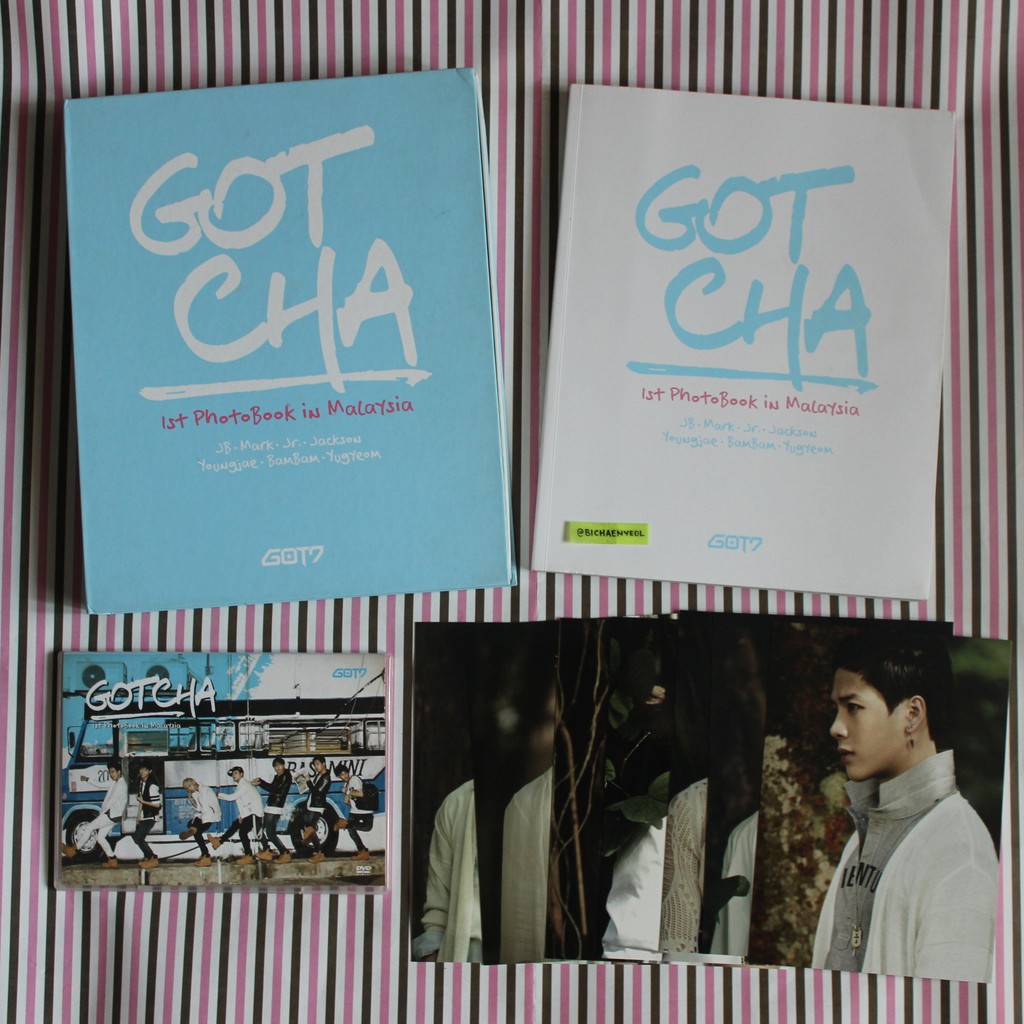 GOT7 - Gotcha in Malaysia Photobook RARE| JB Mark Jackson Jinyoung Youngjae Bambam Yugyeom Photocard