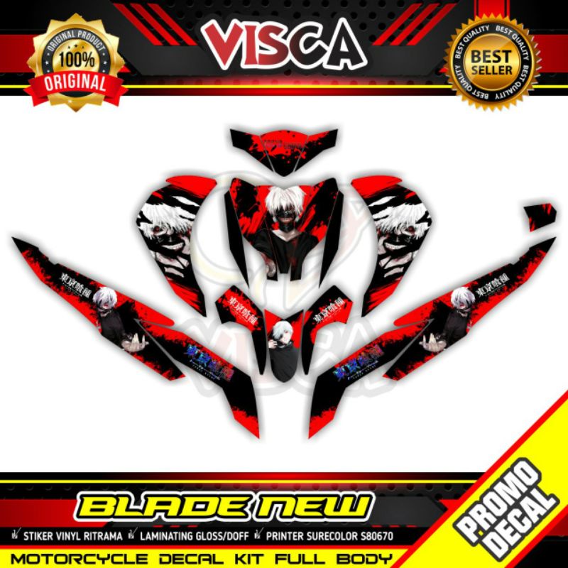 DECAL BLADE NEW Sticker blade new Stiker blade new ANIME