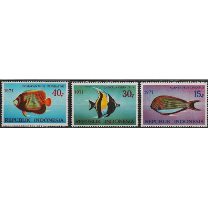 

Perangko Filateli Indonesia 27.12.1971 Seafishes