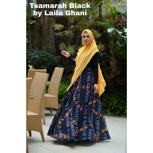 gamis lebaran lailaghani syar'i Premium printing