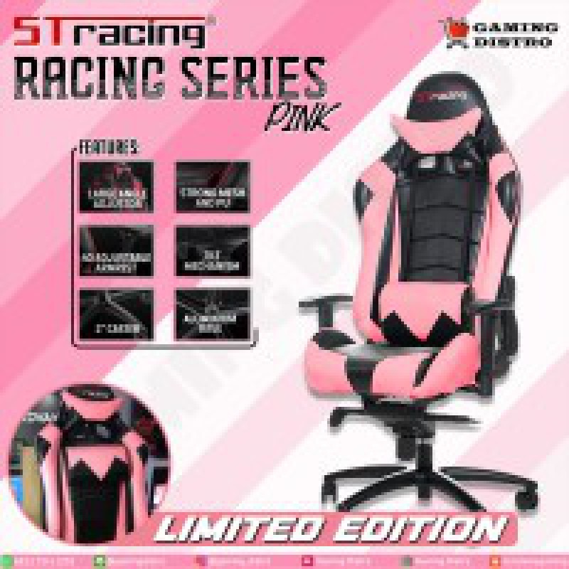 Gaming Chair STracing Racing BLACK PINK Muda CADILLAC