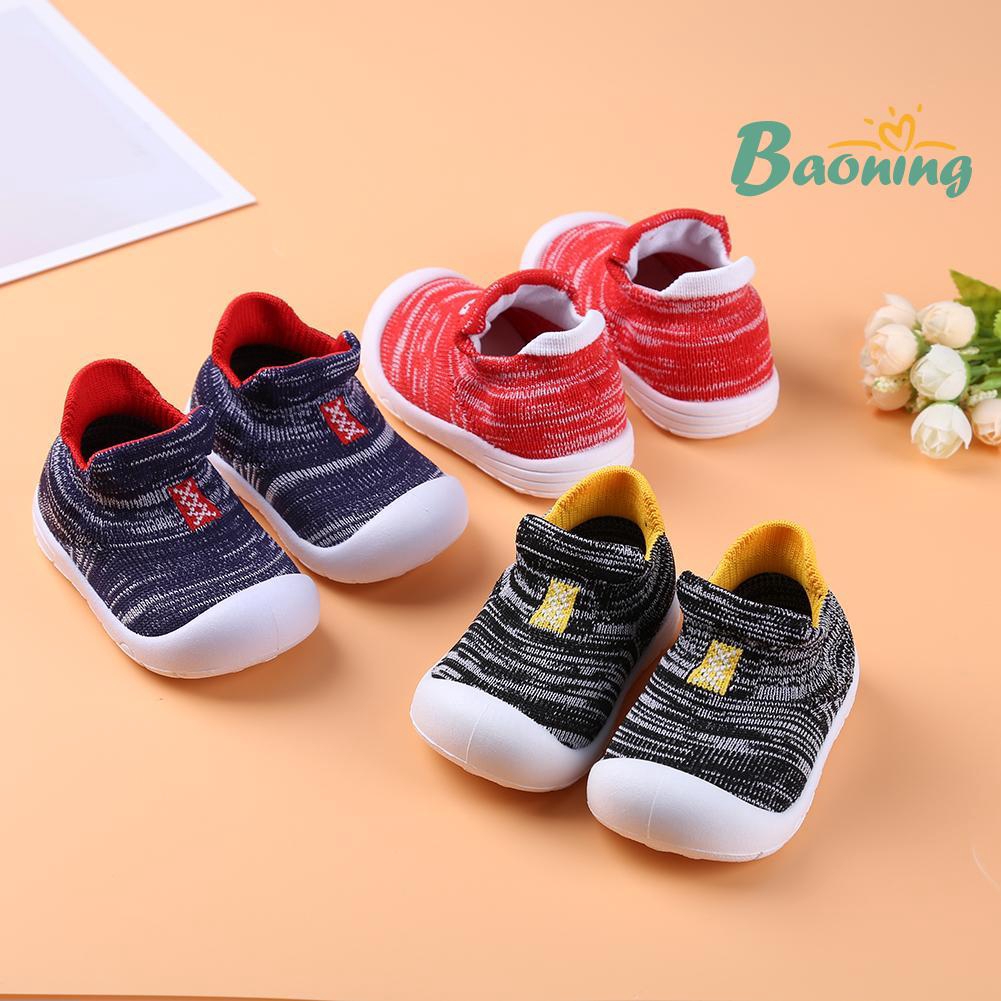  Sepatu  Prewalker Rajut  Bayi  Laki laki Perempuan Anti 