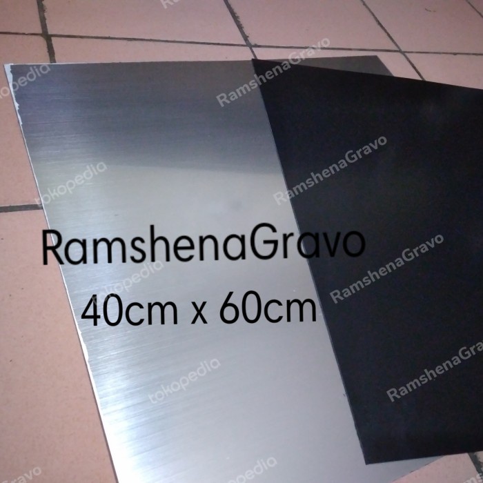 

Diskon Gravoply Silver / Bahan Name Tag /Laser/Router/40Cm X 60Cm Tebal 1.5Mm Sale!!!