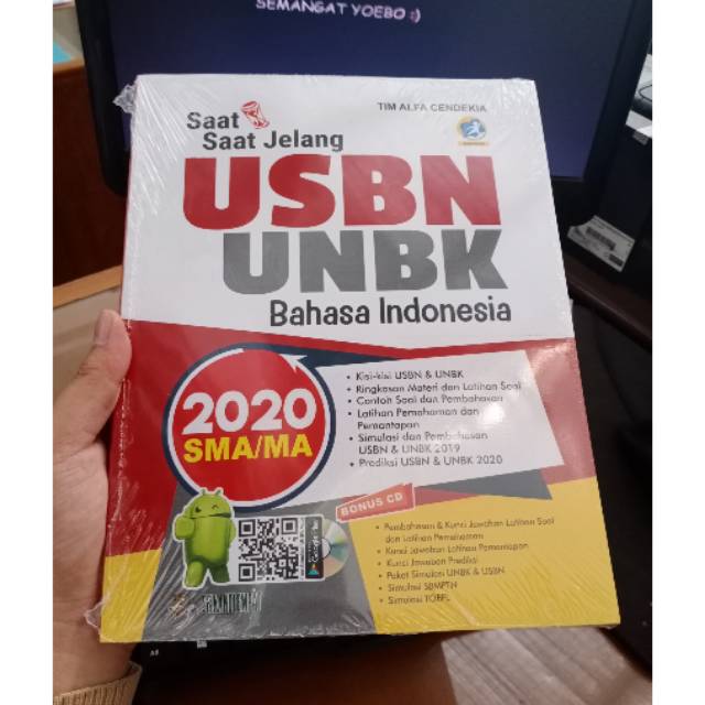 BUKU UJIAN NASIONAL UN USBN UNBK SMA BAHASA INDONESIA 2020 SERI SAAT-SAAT JELANG