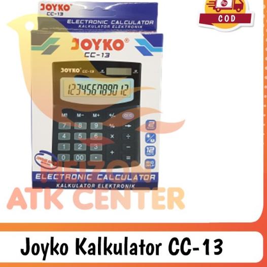 

♣ Calculator / Kalkulator Joyko CC-13 CC 13 / 12 Digits ATK Murah ◘