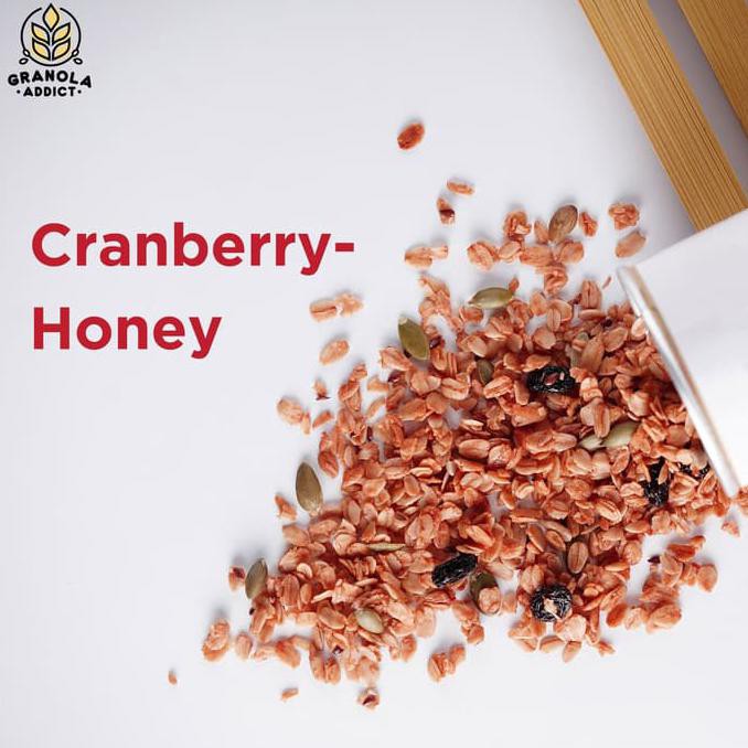 

THE BEST Granola Addict - Cranberry Honey 1000G (1KG) MURAH