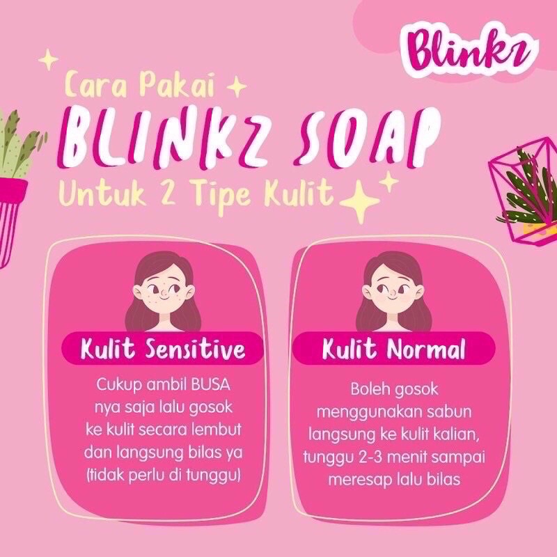 (BISA COD) [READY STOCK] BLINKZ SOAP BRIGHTENING