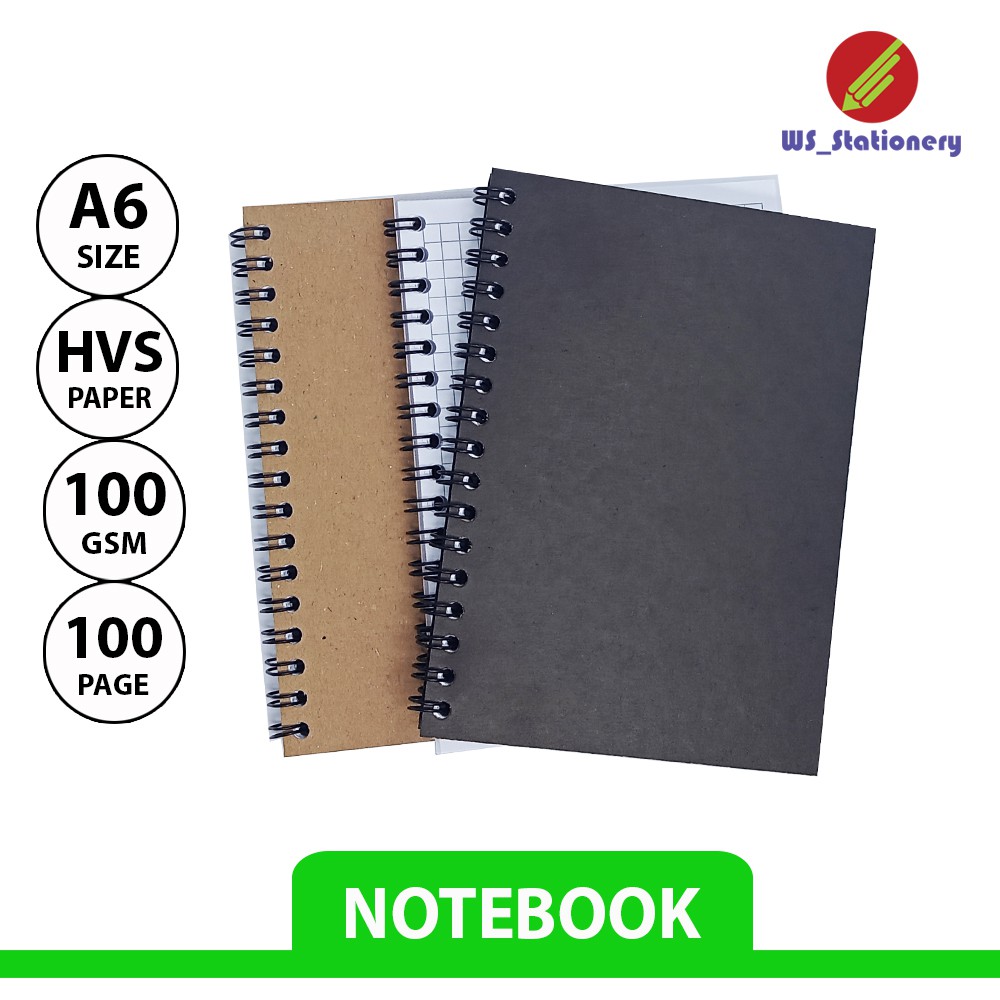 

NOTEBOOK A6/JURNAL A6/NOTEPAD/HVS/ GRID/KOTAK2#DOTTED/TITIK2 #BLANK/POLOS