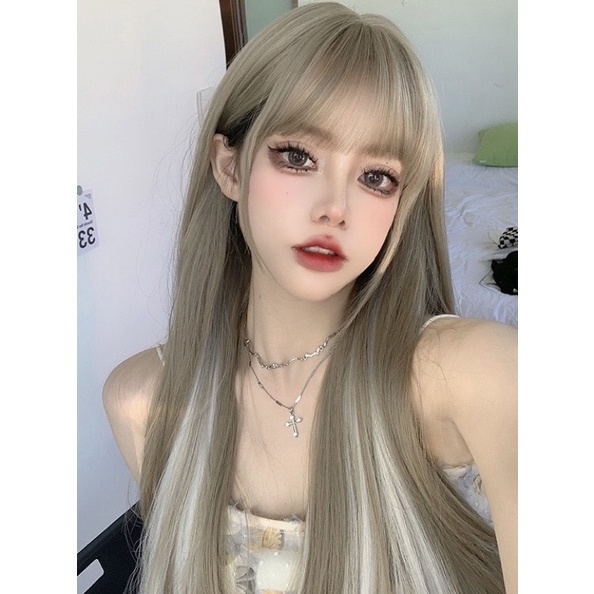 CC224 full wig korean long blow 65 cm