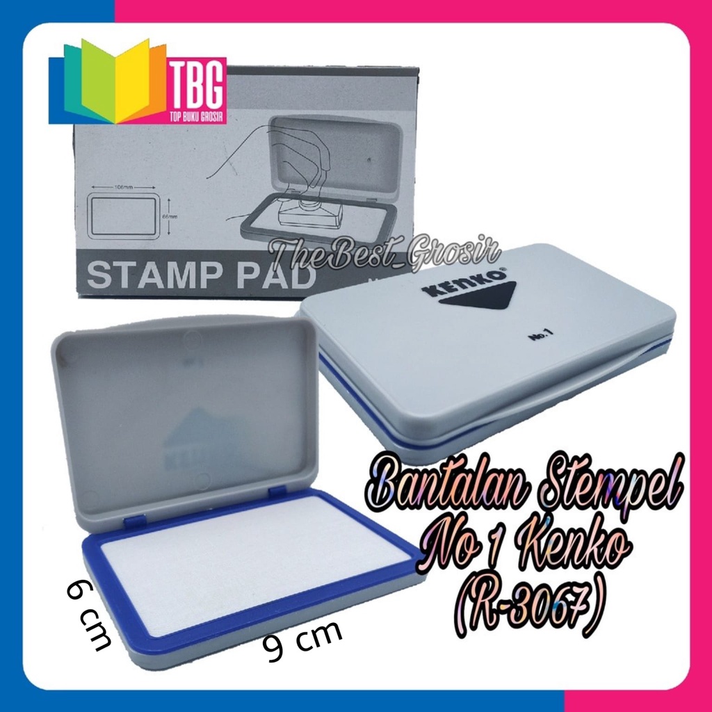 

1 PCS BANTALAN STEMPEL NO 1 KENKO / BAK TINTA STAMPEL / STAMP PAD (R-3067)
