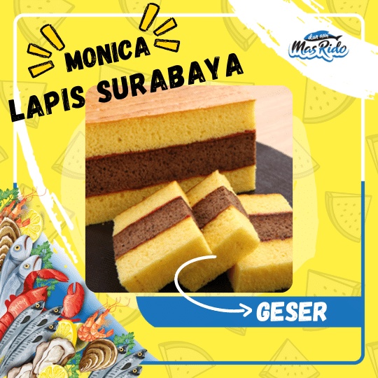 

Monica Lapis Bolu Legit Surabaya Cake Kue Lapis Super Lembut