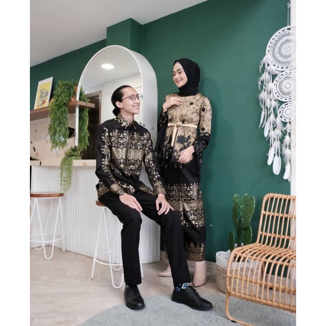 KEBAYA COUPLE SEMI PRANCIS Katun BAHAN KEBAYA SEMI FRANCE CORNELI COUPLE DANILLA BATIK SET COUPLE Kalila