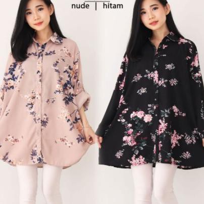 Big Sales Kemeja Jumbo BIG Size Wanita Gemuk Baju ibu Hamil menyusui kerja kantot pesta 5046 cewek g