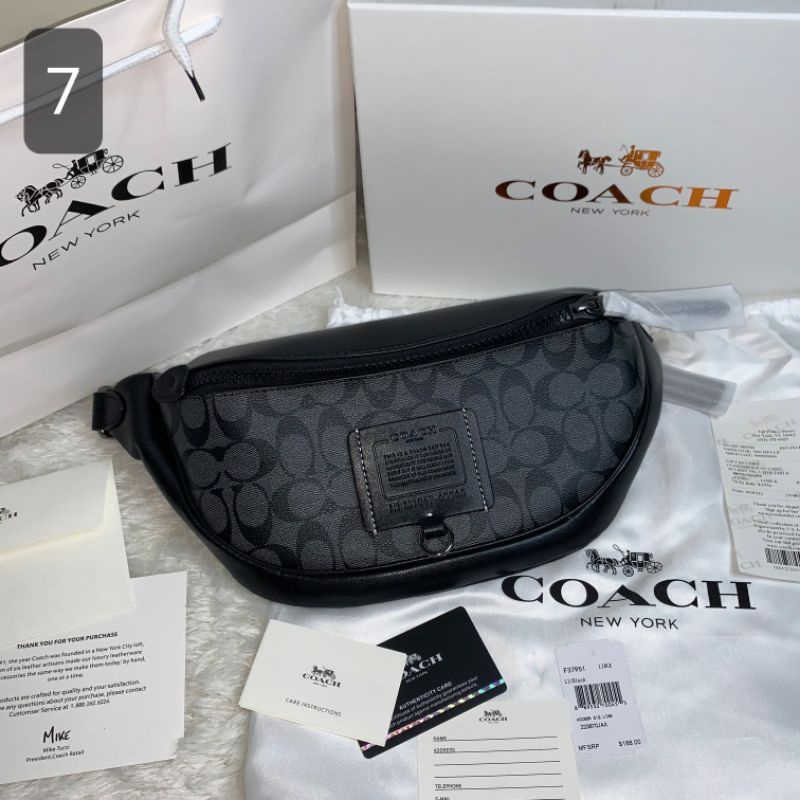 WAISTBAG COACH 40345 BLACK