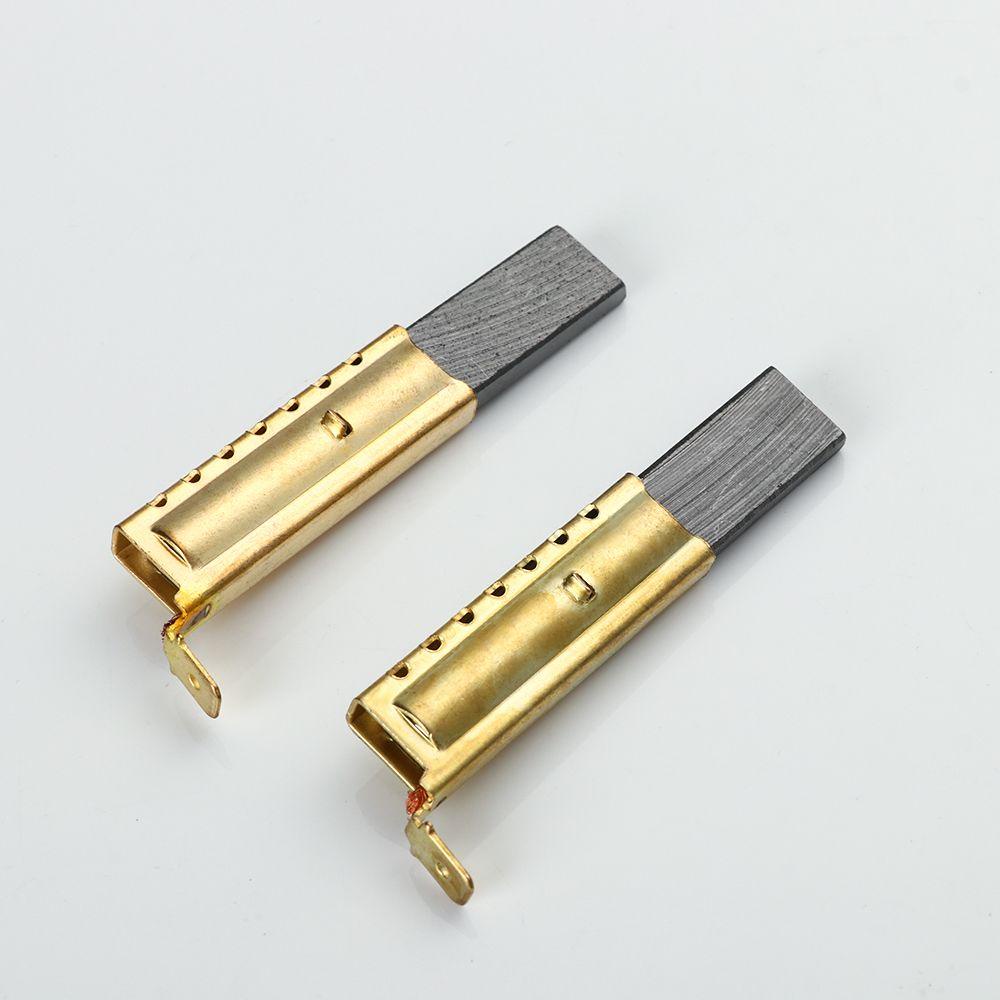Populer1 /2/4pcs Carbon Brush Pengganti Untuk XQG60-1036E/XQG60-1026ES Industrial Vacuum Cleaner Rotary Alat Perkakas Tangan Carbon Brush Set