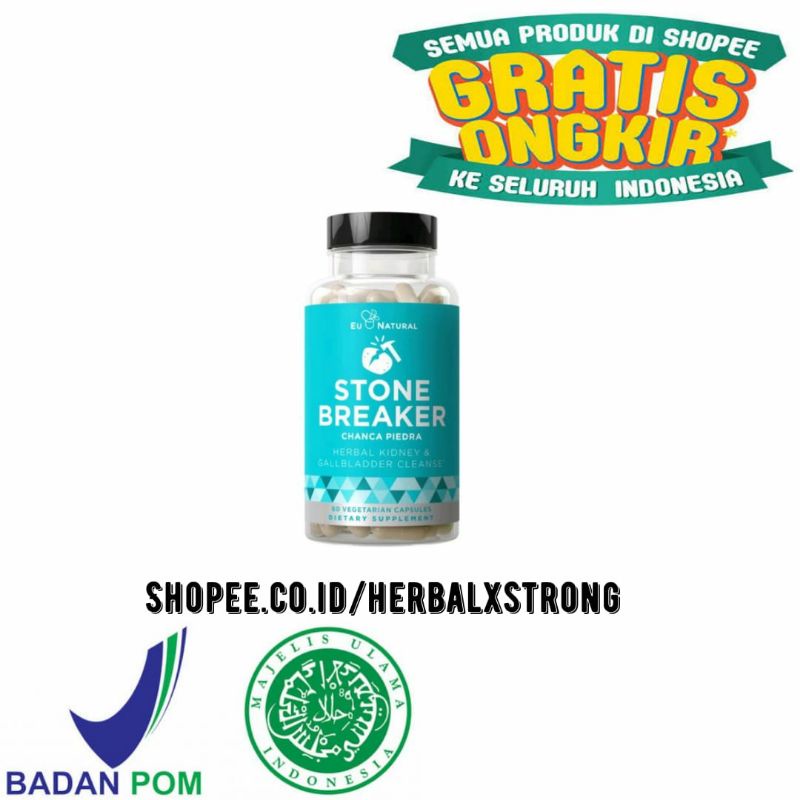 Eunatural/ Eu Natural Stone Breaker Obat Batu Ginjal/Empedu/Kemih - StoneBreaker