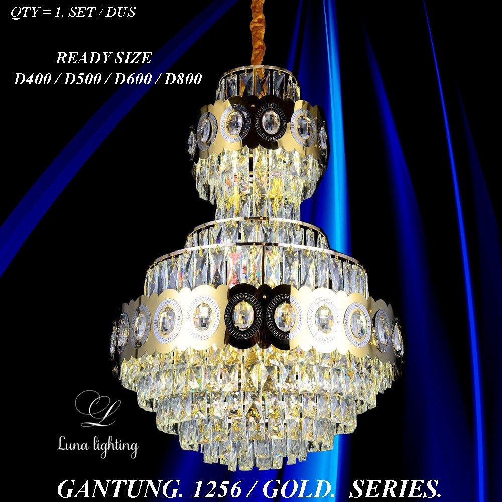 Lampu Gantung Kristal Ruang Tamu Void Masjid LED 1256