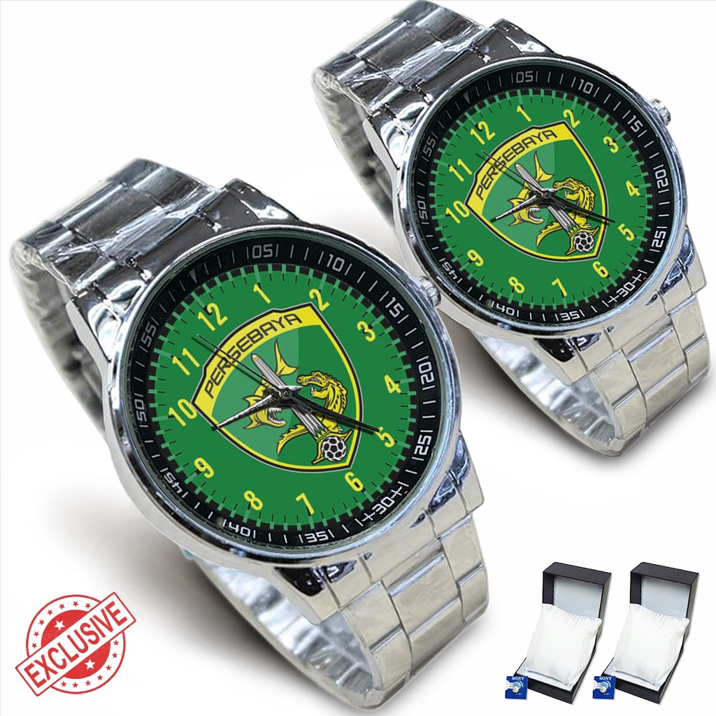 Jam Tangan Rantai Couple PERSEBAYA 1927 - 1 (Awesome)