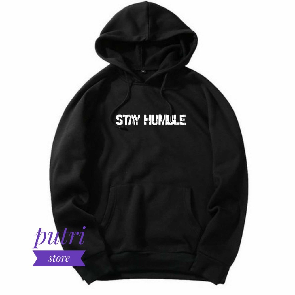 sweater hoodie pria distro original putri store warna hitam Sweater hodie polos cowok Hoodie pria ae