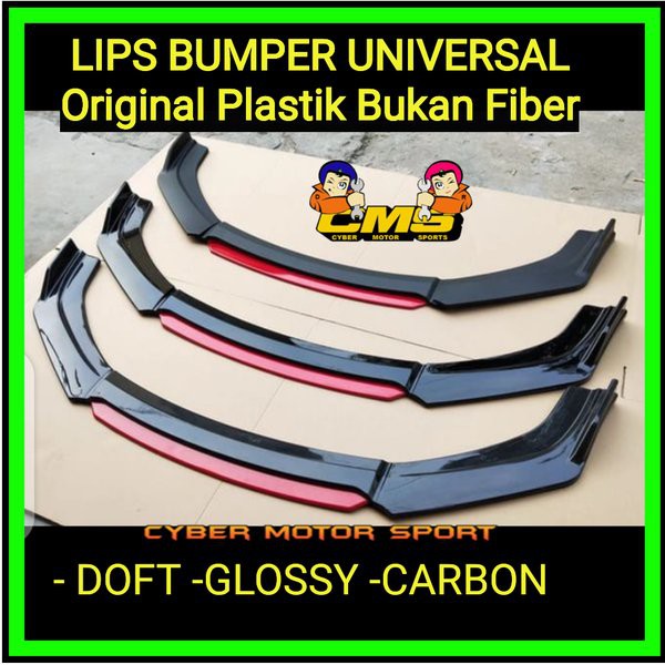 Lips bumper mobil depan universal. Winglet bumper full depan. Splitter lips bumper bodykit universal