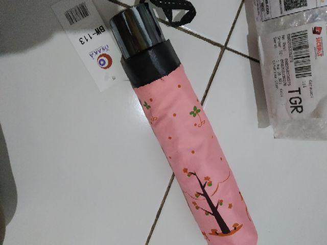 Payung Lipat 4 Fancy Karakter Kancil Anti Uv Merk Osaka Bw-113